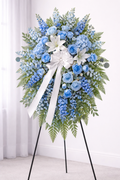 💙 Serene Blue Tribute Standing Spray