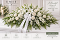 🤍 Eternal Grace White Casket Spray